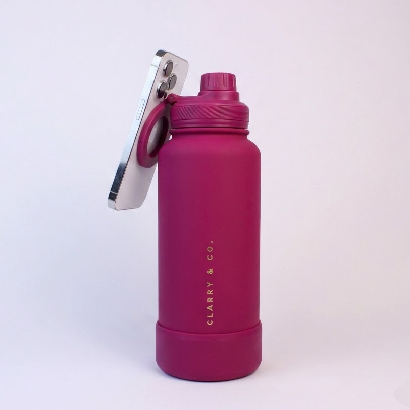 Sip &amp; Stand Water Bottle - Magenta