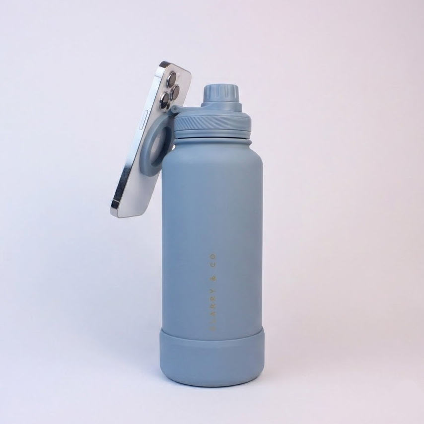 Sip &amp; Stand Water Bottle - Dusty Blue